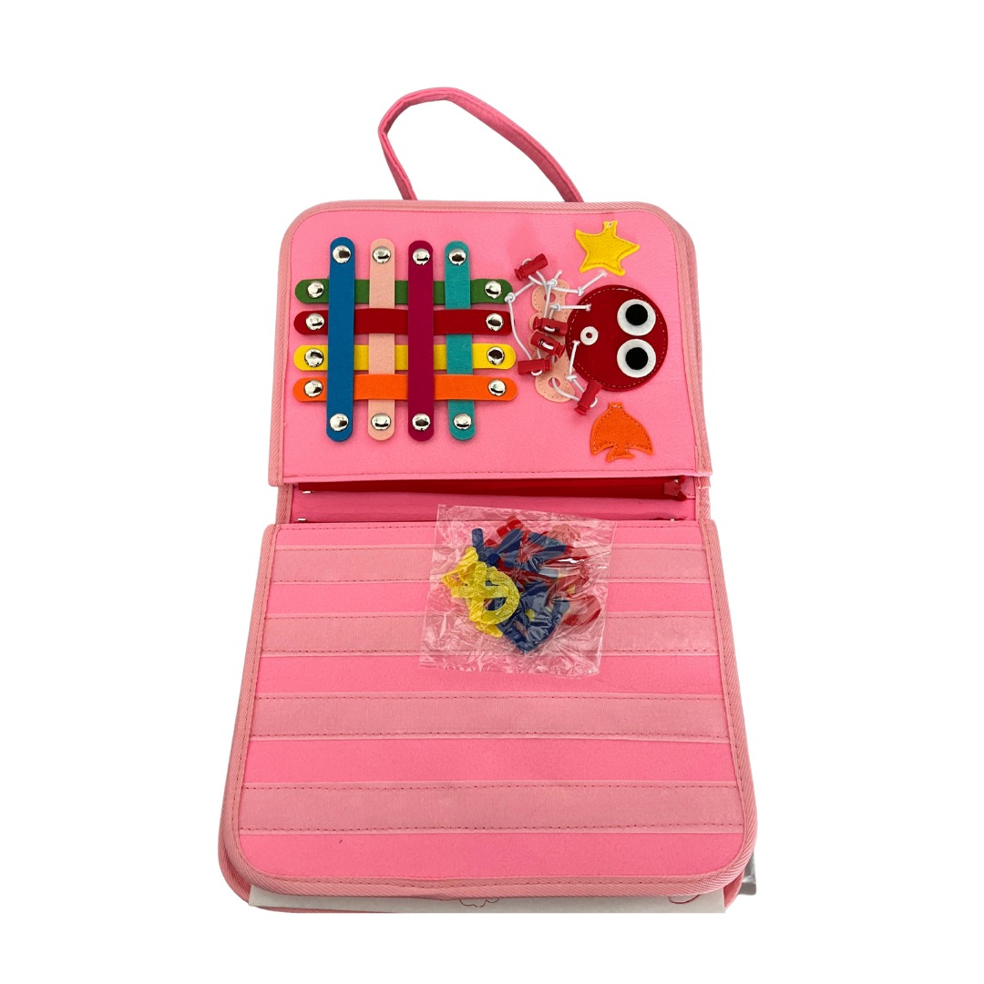 Miniatura 2 de MALETIN  SENSORIAL ROSADO  PARA NIÑOS